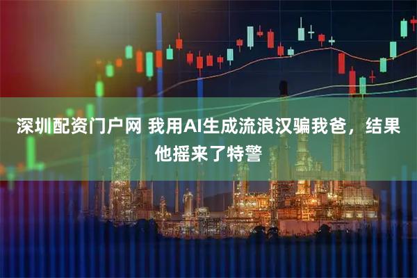 深圳配资门户网 我用AI生成流浪汉骗我爸，结果他摇来了特警