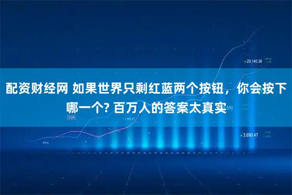 配资财经网 如果世界只剩红蓝两个按钮，你会按下哪一个? 百万人的答案太真实
